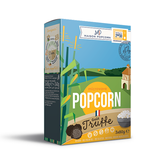 "Maison popcorn" popcorn premium Français Truffe